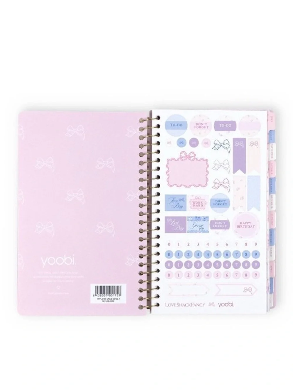 IN-HAND | LoveShackFancy x Target Yoobi Ballet Bloom Monthly & Weekly Planner